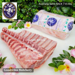 Lamb CHOP RACK (cut from lamb loin) Australia WAMMCO frozen THICK CUTS 1" (2.5cm) +/- 1.5kg 9-10pcs (price/kg)